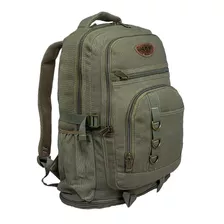 Mochila De Lona 60 Litros Com Zíper Expansor Super Reforçada