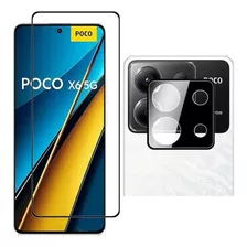Película Vidro 3d + Película Câmera Para Xiaomi Poco X6 5g