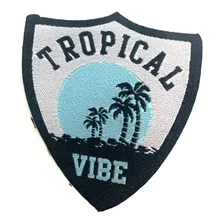 Patche Termocolante Tropical Vibe 5cmx6cm Patch Aplique