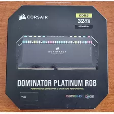 Memória Ddr5 Corsair Dominator Platinum Rgb 32gb 5600mhz C36