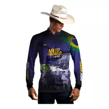 Camisa Camiseta Fazenda Roça Brk Agro É Mato Grosso Uv50 +