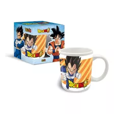 Taza Tazon Ceramica Dragon Ball Z Super Goku Vegeta 325 Ml