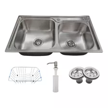 Cuba Inox Dupla Cozinha Gourmet Luxo Com Acessórios Inox 304