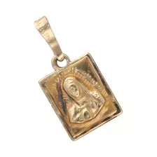 Medalla De 14k Oro Amarillo, Motivo Virgen 1 Gramos