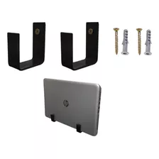 Suporte Fixar Na Parede Notebook Macbook Hp Dell Kit 2