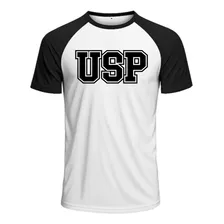 Camiseta Raglan Usp Universidade De São Paulo