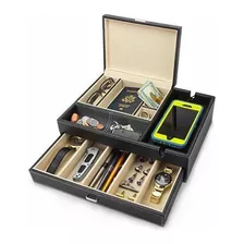 Houndsbay Admiral Big Dresser Valet Box Y Organizador De Joy