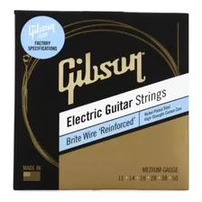 Set Cuerdas Guitarra Electrica Gibson Encordado 011 Nickel