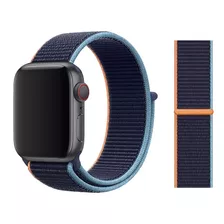 Correa Para Apple Watch Nylon Velcro 38 / 40 / 42 / 44 Mm 