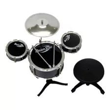 Instrumento Infantil Bateria Musical Com Baquetas