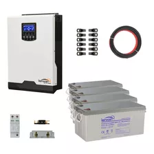 Kit Energia Ups Inversor Cargador 5kw / 10kw 9.6kwh Renogen