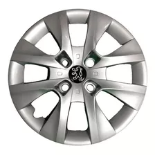 Jogo Calota Aro 14 Peugeot 207 2011 - 4 Pcs C/ Emblema