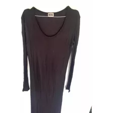 Vestido Diesel Mujer Viscosa Largo Mangas Largas