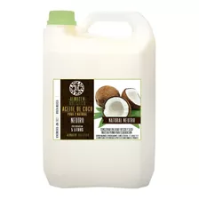 Aceite De Coco Natural Prensado En Frio Puro 5 Lt Litros