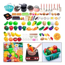 Niño Corta Frutas Verduras Juguetes De Cocina Infantil 108pc