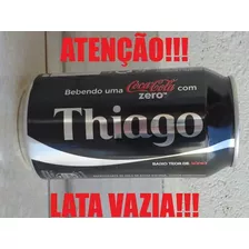 Lata Coca Cola Zero Vazia Com Nome - Thiago