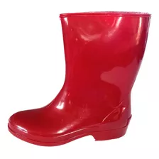 Botas Para Lluvia Pampero Dama Caña Media Livianas Botinetas