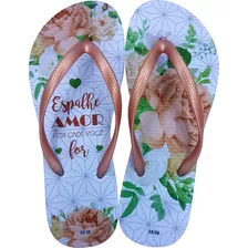 25 Chinelo Personalizado Casamento Brinde Embalagem Gratis