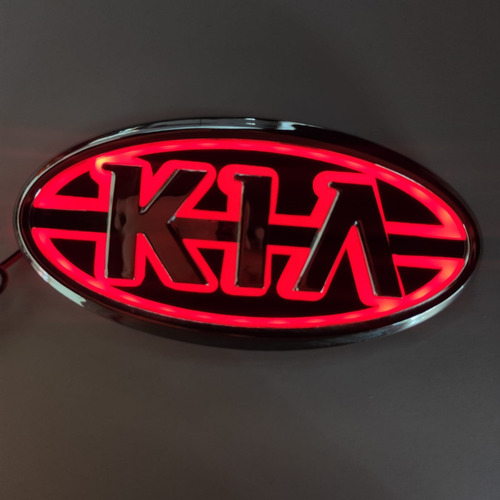 Logo Led Kia Emblema 3 D  Foto 7