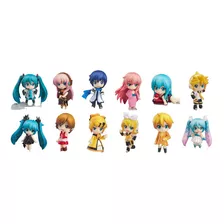 Boneco Anime Vocaloid Diversos 8 Cm S/caixa Kit 12 Peças.