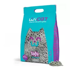 Granulado Higiênico Gatos Wicat Tofu Carvão De Bambu 2,1kg