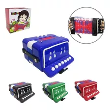 Sanfona Infantil Brinquedo Musical 3 Baixos Mine Acordeon