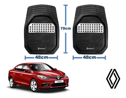 Tapetes 3d Logo Renault + Cubre Volante Fluence 2010 A 2017 Foto 4