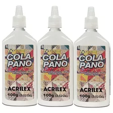Cola Pano 100g Pct C/3 Acrilex