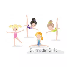 Clipart Niña Gimnasta Gimnasia Artistica 1