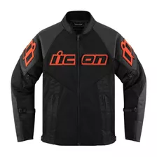 Chamarra Icon Moto Mesh Af Cuero Slayer