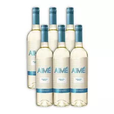 Aimé Vino Moscatel Dulce Blanco Caja X6u 750ml Mendoza