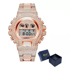 Relojes Electrónicos Missfox V304 Diamond Led Para Hombre