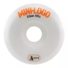 Roda Mini Logo 53mm 101a Cônica Branco