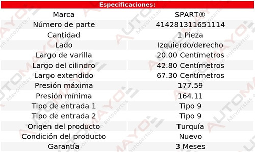 1-amortiguador 5a Puerta Izq/der Town \u0026 Country 11-16 Foto 3