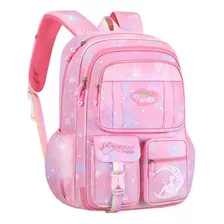 Mochila Infantil Bolsa Escolar Colorida Tie Dye Meninas Cor Rosa Desenho Do Tecido Colorido