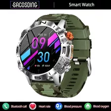 Reloj Inteligente Militar Hombre Deporte Amoled Impermeable