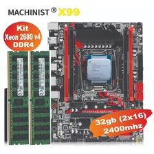 Kit Xeon E5-2680 V4 + Placa X99 Rs9 + 32gb Ddr4