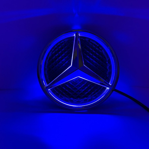 Emblema Frontal Led Aplicado Al Mercedes Benz E300 Glk350 Cl Foto 10