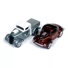 Johnny Lightning Willys Gassers 1941 Coupe & 1933 Pickup
