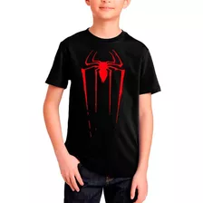 Camiseta Homem Aranha Spider Man Infantil/juvenil Algodão