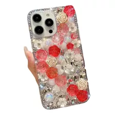 Funda De Teléfono De Lujo Full Diamond Con Diamante De Agua