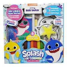 Juega En El Agua Con Baby Shark Y Su Splash De Colores 