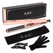 K&k Plancha De Pelo De 1 Pulgada Con Pantalla Led, Temperatu