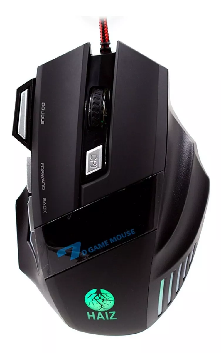 Mouse Gamer X7 7 Botões 3600dpi Luz Led Óptico