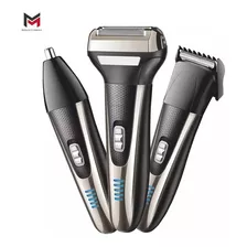  Cortador Aparador Kemei De Pelo Barba Nariz Cabelo Nose Cor Unica 110v/220v