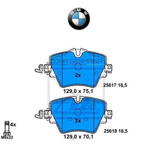 Pastillas Freno Bmw 218i Active F45 Original Ate  Foto 7