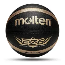 Balon Basquetbol #6 Molten Damas Fem Basketball Negro Dorado