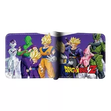 Billetera De Cuero Dragon Ball Z Goku Saga