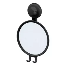 Espelho Antiembaçante Com Ventosa E Suporte Gilette Banheiro Cor Da Moldura Preto