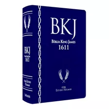 Bíblia Sagrada De Estudo Bkj 1611 Holman Azul King James